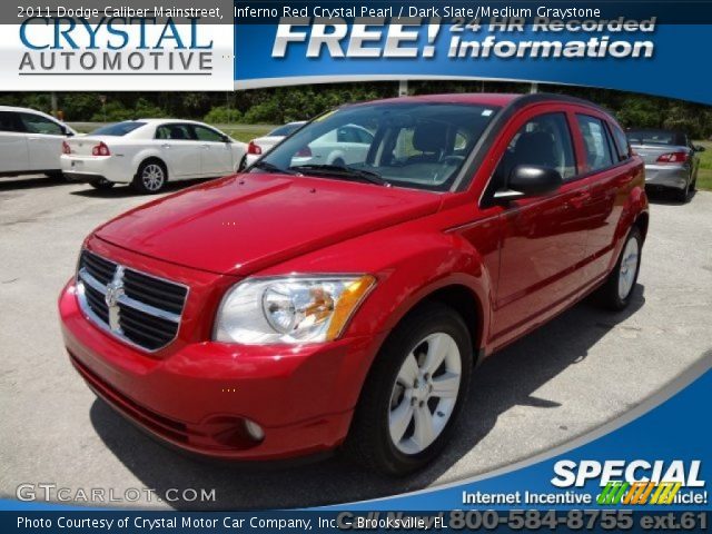 2011 Dodge Caliber Mainstreet in Inferno Red Crystal Pearl