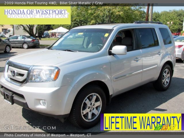 2009 Honda Pilot Touring 4WD in Billet Silver Metallic