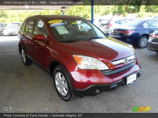 2009 Honda CR-V EX-L 4WD in Tango Red Pearl