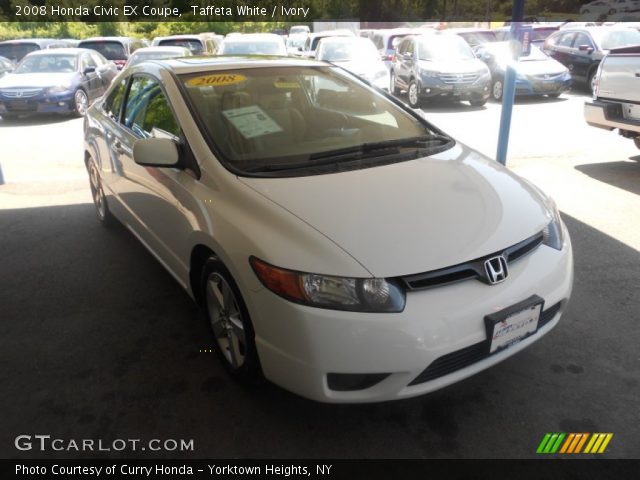 2008 Honda Civic EX Coupe in Taffeta White