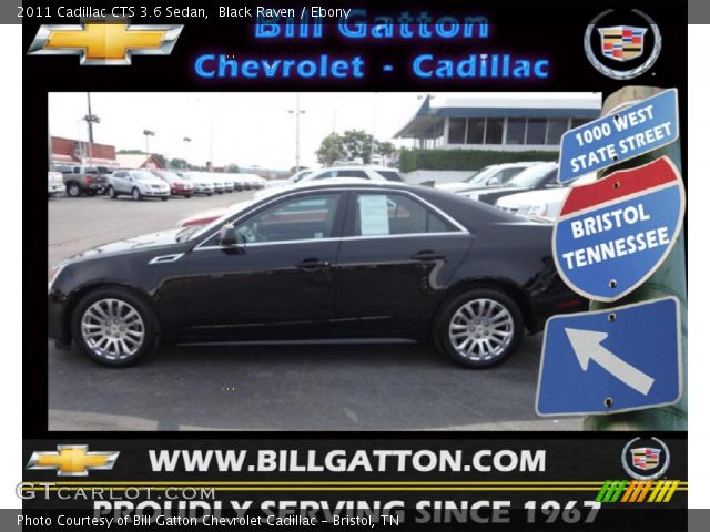 2011 Cadillac CTS 3.6 Sedan in Black Raven