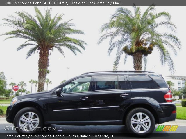 2009 Mercedes-Benz GL 450 4Matic in Obsidian Black Metallic