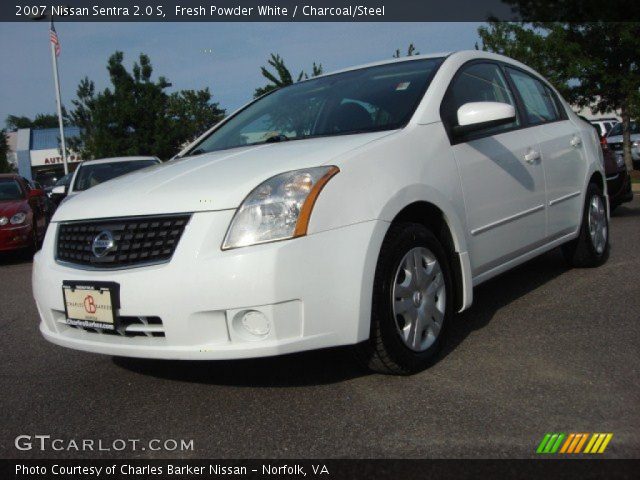 2007 Nissan Sentra 2.0 S in Fresh Powder White