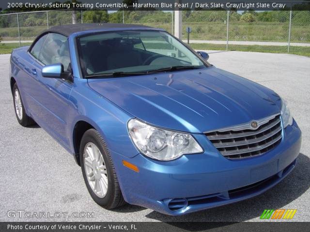 2008 Chrysler Sebring Touring Convertible in Marathon Blue Pearl