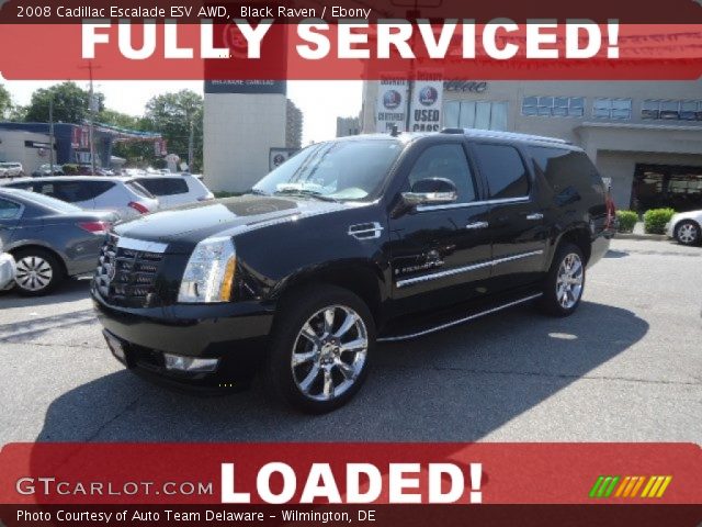 2008 Cadillac Escalade ESV AWD in Black Raven