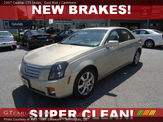2007 Cadillac CTS Sedan in Gold Mist
