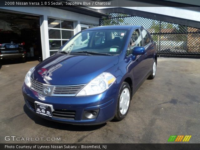 2008 Nissan Versa 1.8 S Sedan in Sapphire Blue
