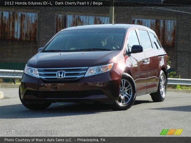 2012 Honda Odyssey EX-L in Dark Cherry Pearl II