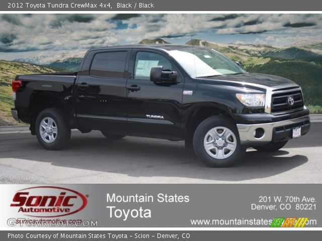 2012 Toyota Tundra CrewMax 4x4 in Black