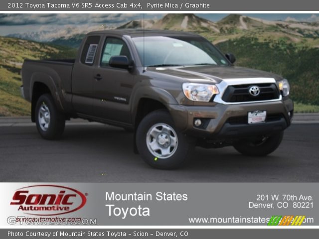 2012 Toyota Tacoma V6 SR5 Access Cab 4x4 in Pyrite Mica