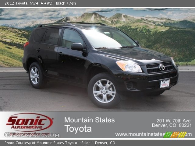 2012 Toyota RAV4 I4 4WD in Black