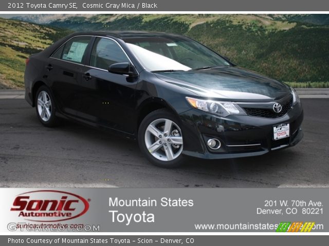 2012 Toyota Camry SE in Cosmic Gray Mica