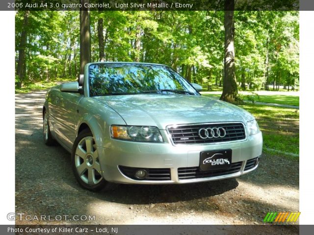 2006 Audi A4 3.0 quattro Cabriolet in Light Silver Metallic