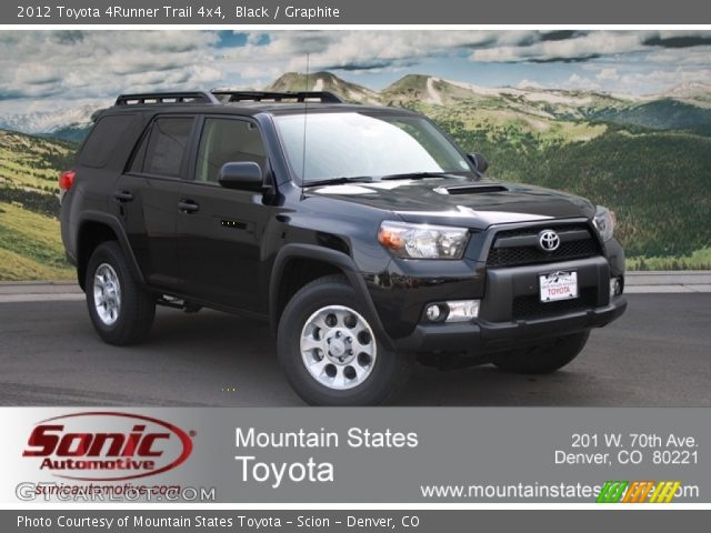 2012 Toyota 4Runner Trail 4x4 in Black