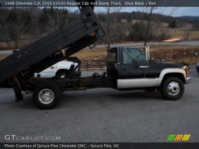 1998 Chevrolet C/K 3500 K3500 Regular Cab 4x4 Dump Truck in Onyx Black