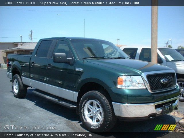 2008 Ford F150 XLT SuperCrew 4x4 in Forest Green Metallic