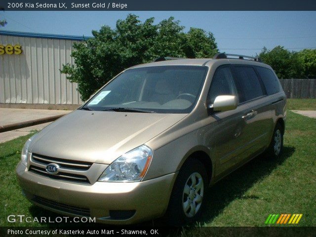 2006 Kia Sedona LX in Sunset Gold