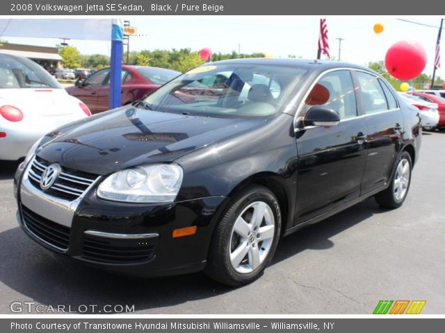 2008 Volkswagen Jetta SE Sedan in Black