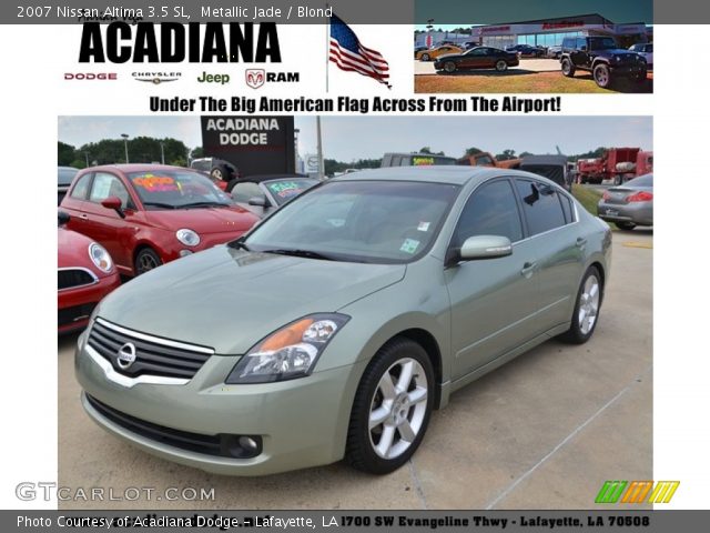 2007 Nissan Altima 3.5 SL in Metallic Jade