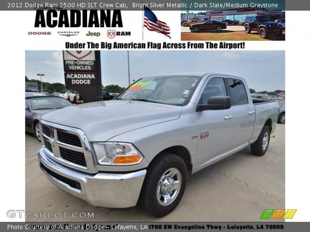 2012 Dodge Ram 2500 HD SLT Crew Cab in Bright Silver Metallic