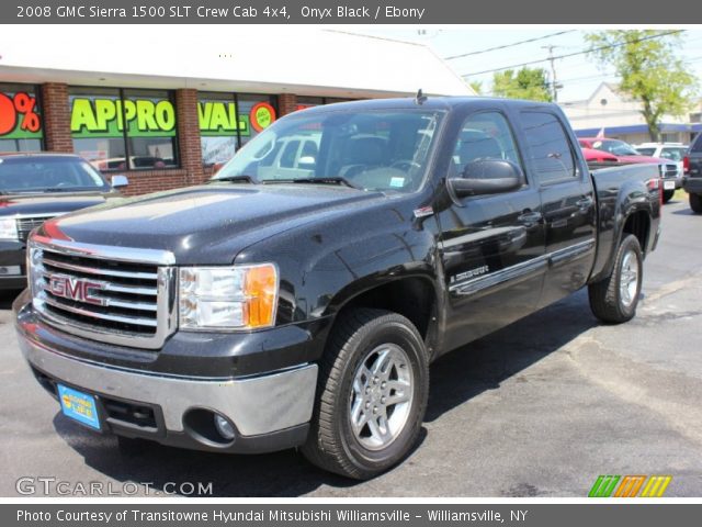 2008 GMC Sierra 1500 SLT Crew Cab 4x4 in Onyx Black