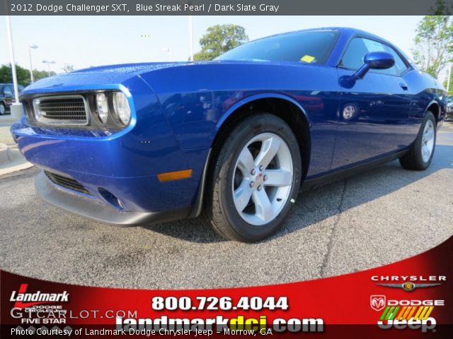 2012 Dodge Challenger SXT in Blue Streak Pearl