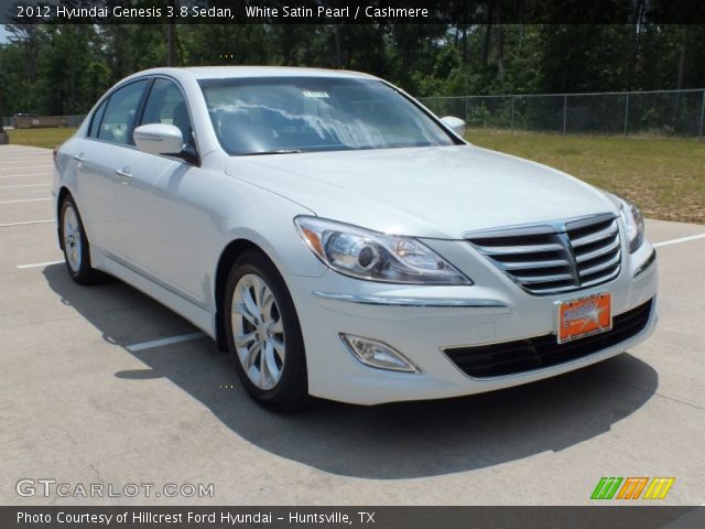 2012 Hyundai Genesis 3.8 Sedan in White Satin Pearl