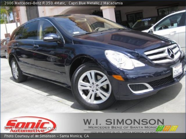 2006 Mercedes-Benz R 350 4Matic in Capri Blue Metallic