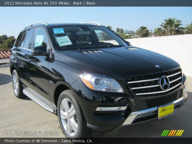 2012 Mercedes-Benz ML 350 4Matic in Black