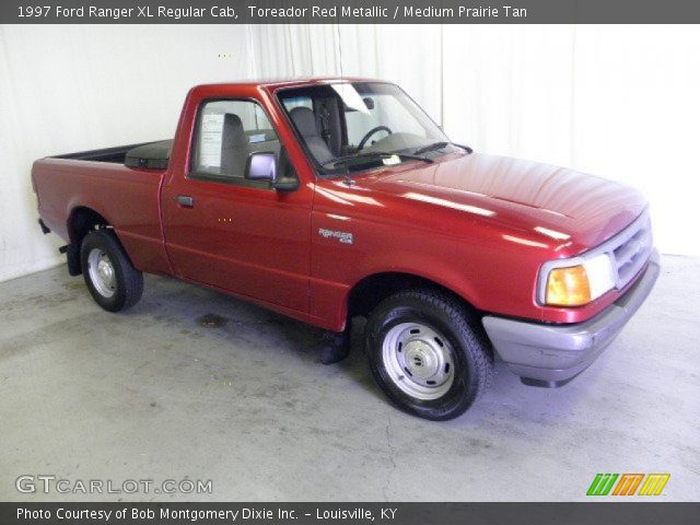 1997 Ford Ranger XL Regular Cab in Toreador Red Metallic