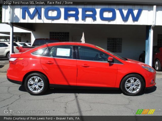 2012 Ford Focus SEL Sedan in Race Red