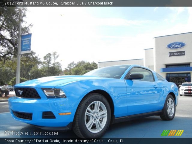 2012 Ford Mustang V6 Coupe in Grabber Blue