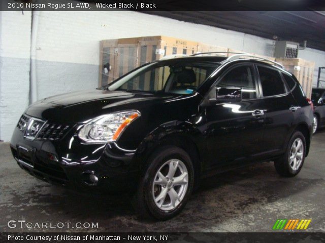 2010 Nissan Rogue SL AWD in Wicked Black