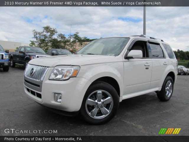 White Suede 2010 Mercury Mariner V6 Premier 4wd Voga