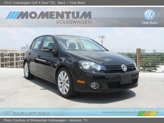 2012 Volkswagen Golf 4 Door TDI in Black