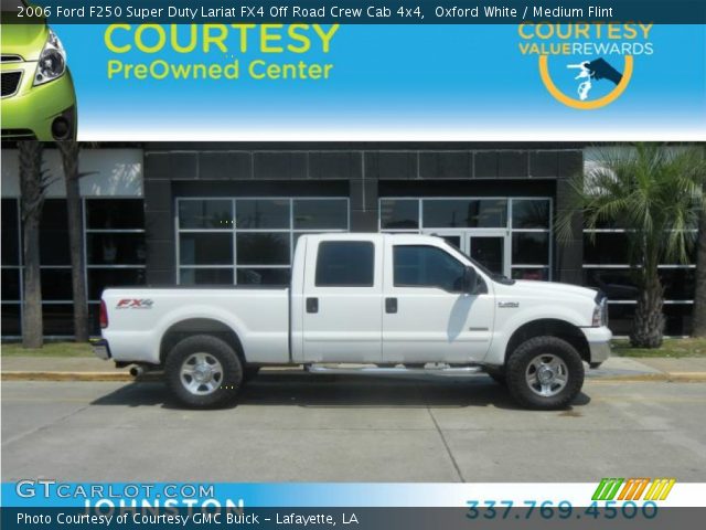 2006 Ford F250 Super Duty Lariat FX4 Off Road Crew Cab 4x4 in Oxford White
