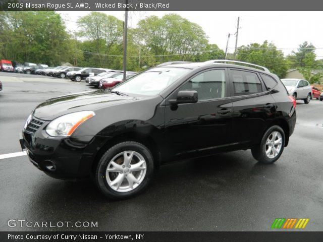 2009 Nissan Rogue SL AWD in Wicked Black