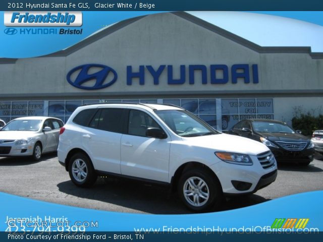 2012 Hyundai Santa Fe GLS in Glacier White