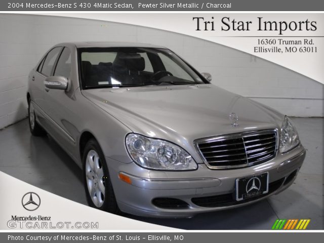 2004 Mercedes-Benz S 430 4Matic Sedan in Pewter Silver Metallic