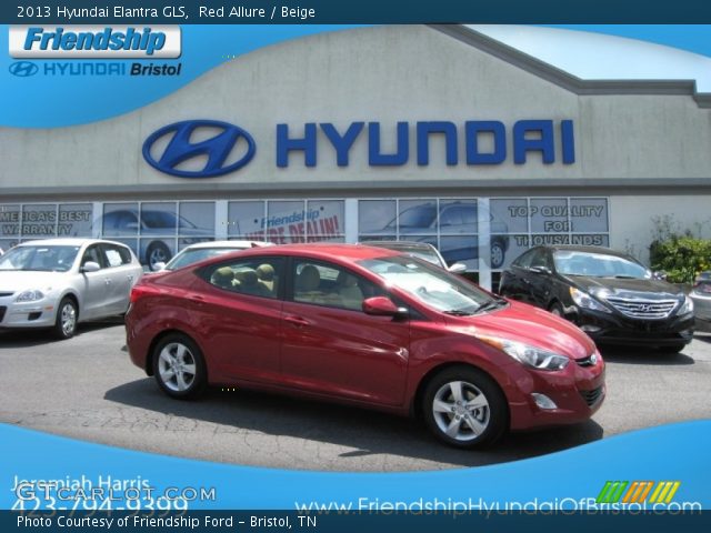 2013 Hyundai Elantra GLS in Red Allure