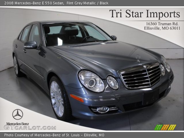 2008 Mercedes-Benz E 550 Sedan in Flint Grey Metallic