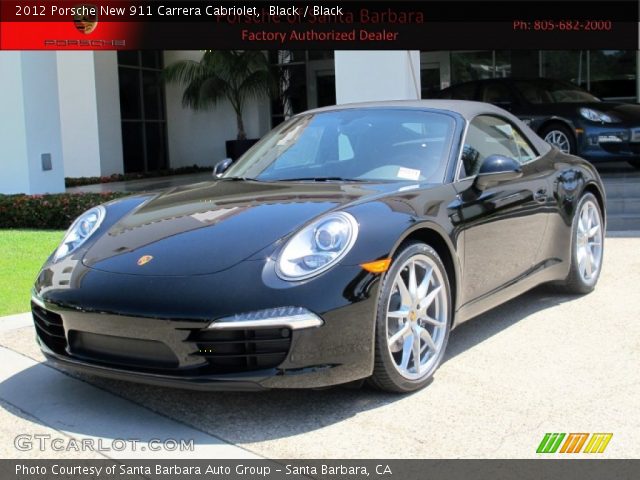 2012 Porsche New 911 Carrera Cabriolet in Black