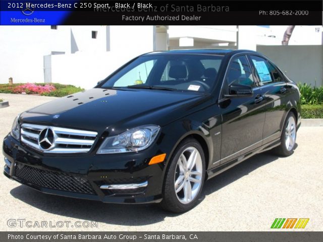 2012 Mercedes-Benz C 250 Sport in Black