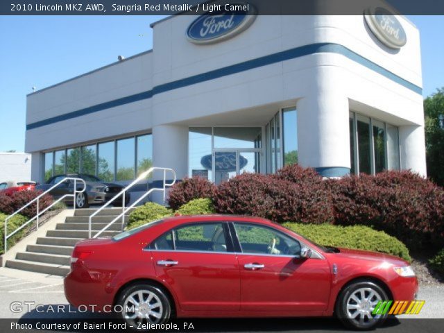 2010 Lincoln MKZ AWD in Sangria Red Metallic