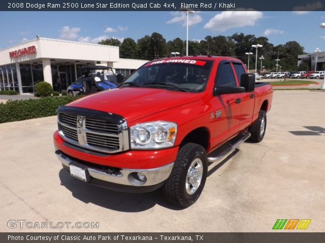 2008 Dodge Ram 2500 Lone Star Edition Quad Cab 4x4 in Flame Red