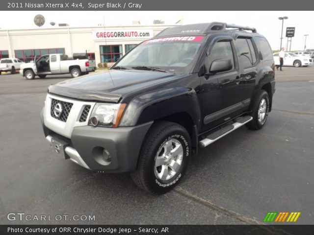 2011 Nissan Xterra X 4x4 in Super Black