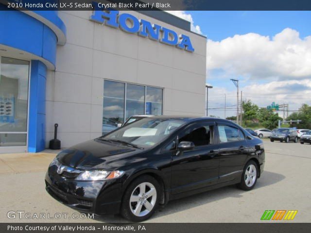 2010 Honda Civic LX-S Sedan in Crystal Black Pearl