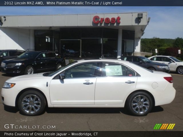 2012 Lincoln MKZ AWD in White Platinum Metallic Tri-Coat