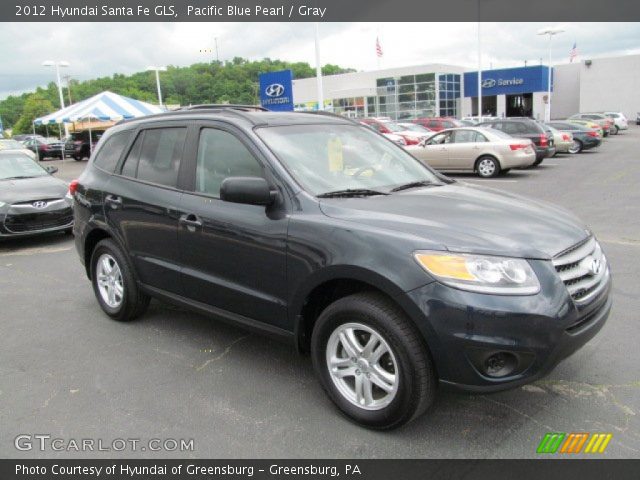 2012 Hyundai Santa Fe GLS in Pacific Blue Pearl