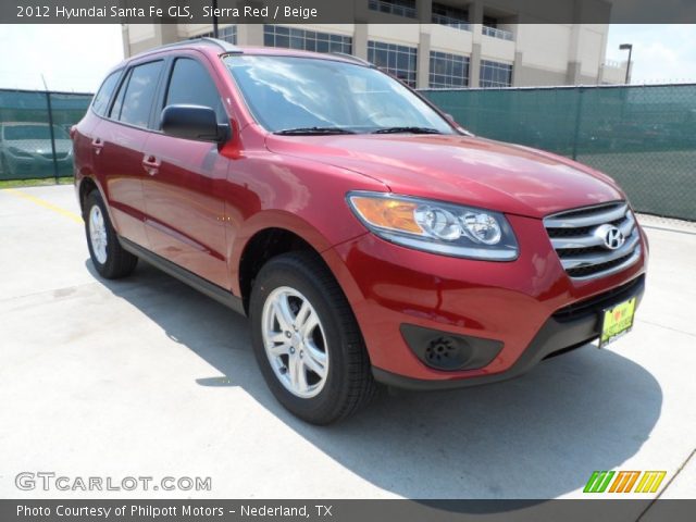 2012 Hyundai Santa Fe GLS in Sierra Red